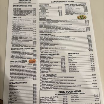 Mrs. K’s Restaurant menu 4